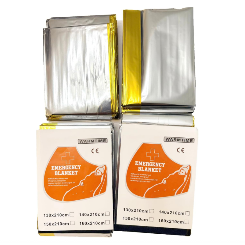 Lot de 4 couvertures thermique - Survival Blanket Reflective avis et prix