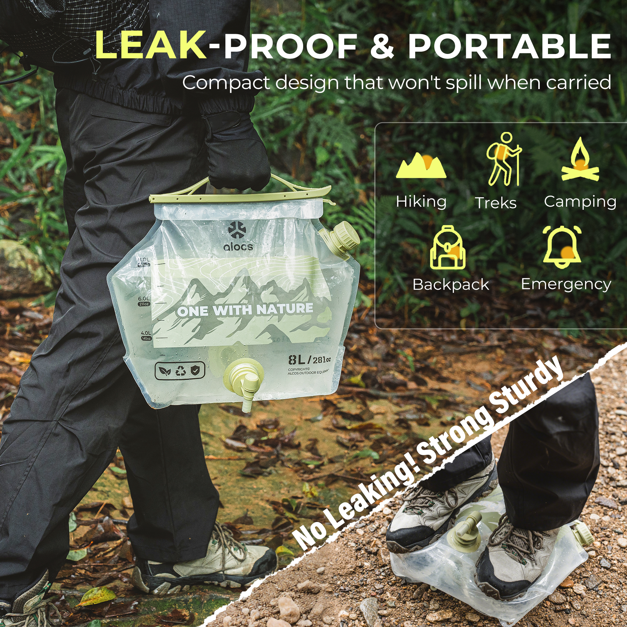 ALOCS – sac d'hydratation plia - Water Bag Collapsible avis et prix