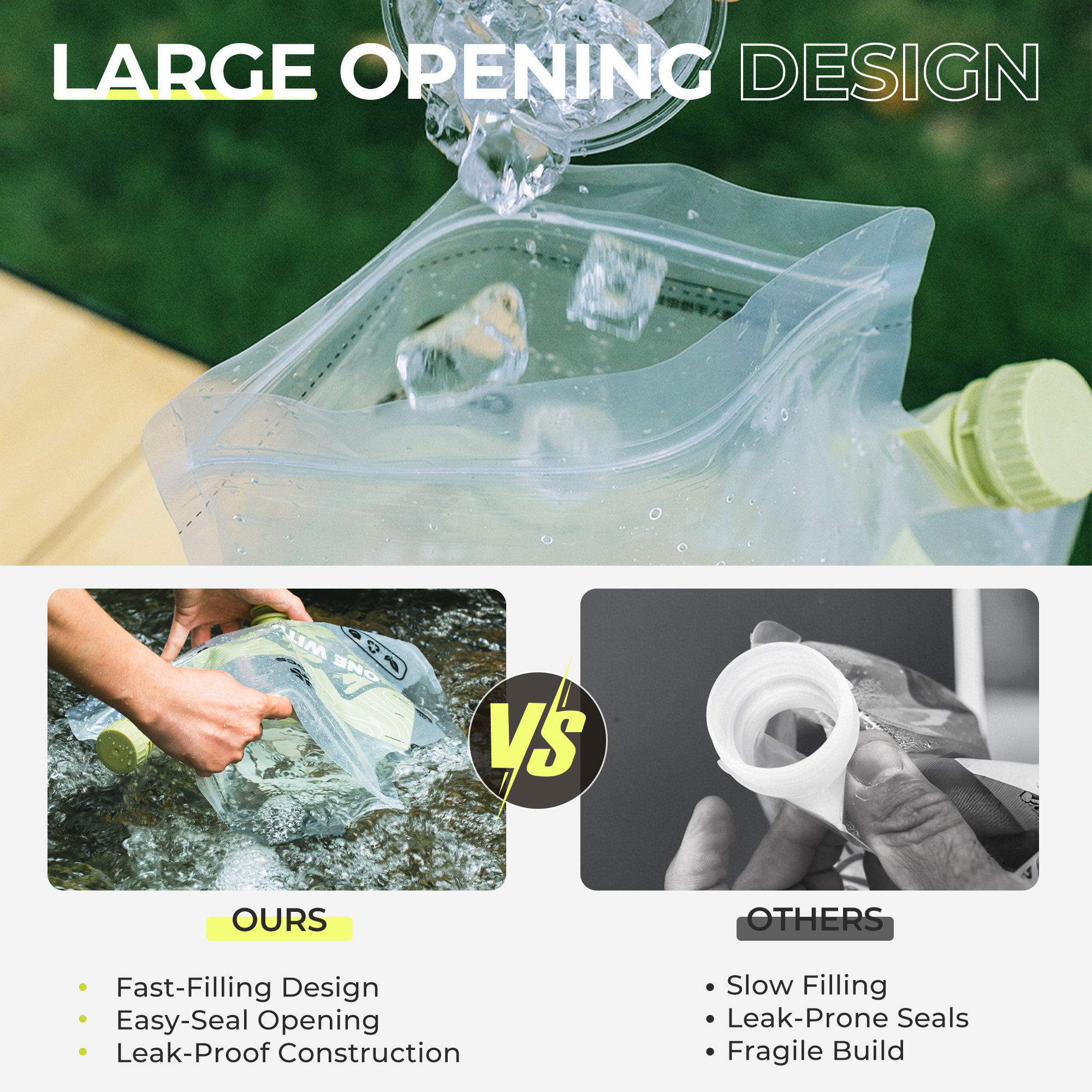 ALOCS – sac d'hydratation plia - Water Bag Collapsible avis et prix