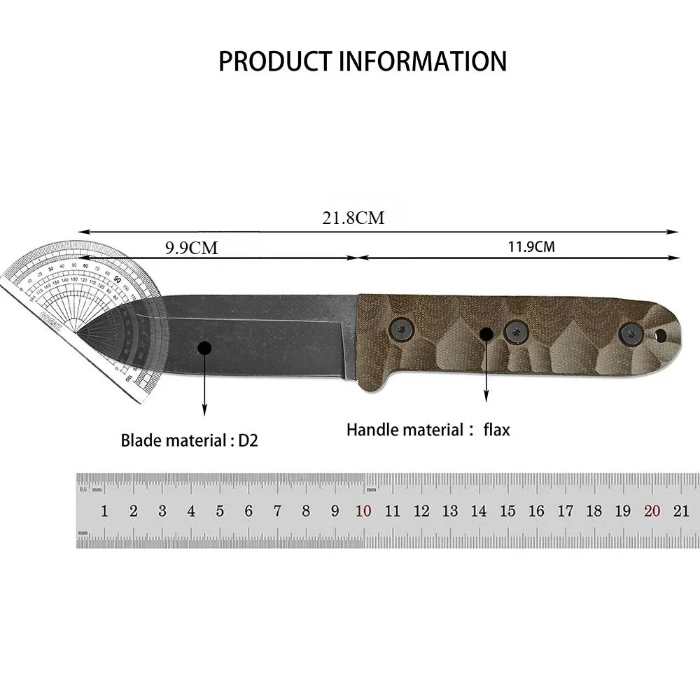 Couteau fixe multi-usage PR4 p - Bushcraft Knife Fixed avis et prix