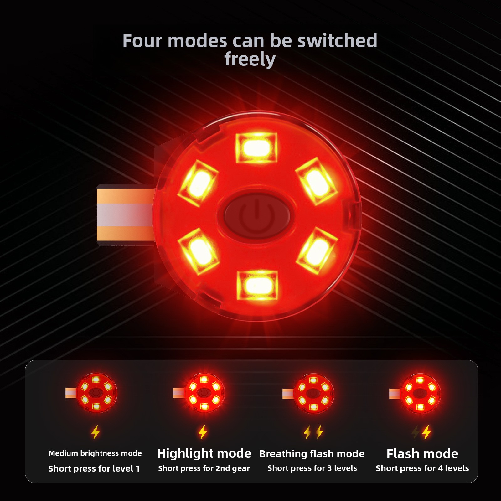 Feu arrière de casque LED rech - Sos Light Strobe avis et prix