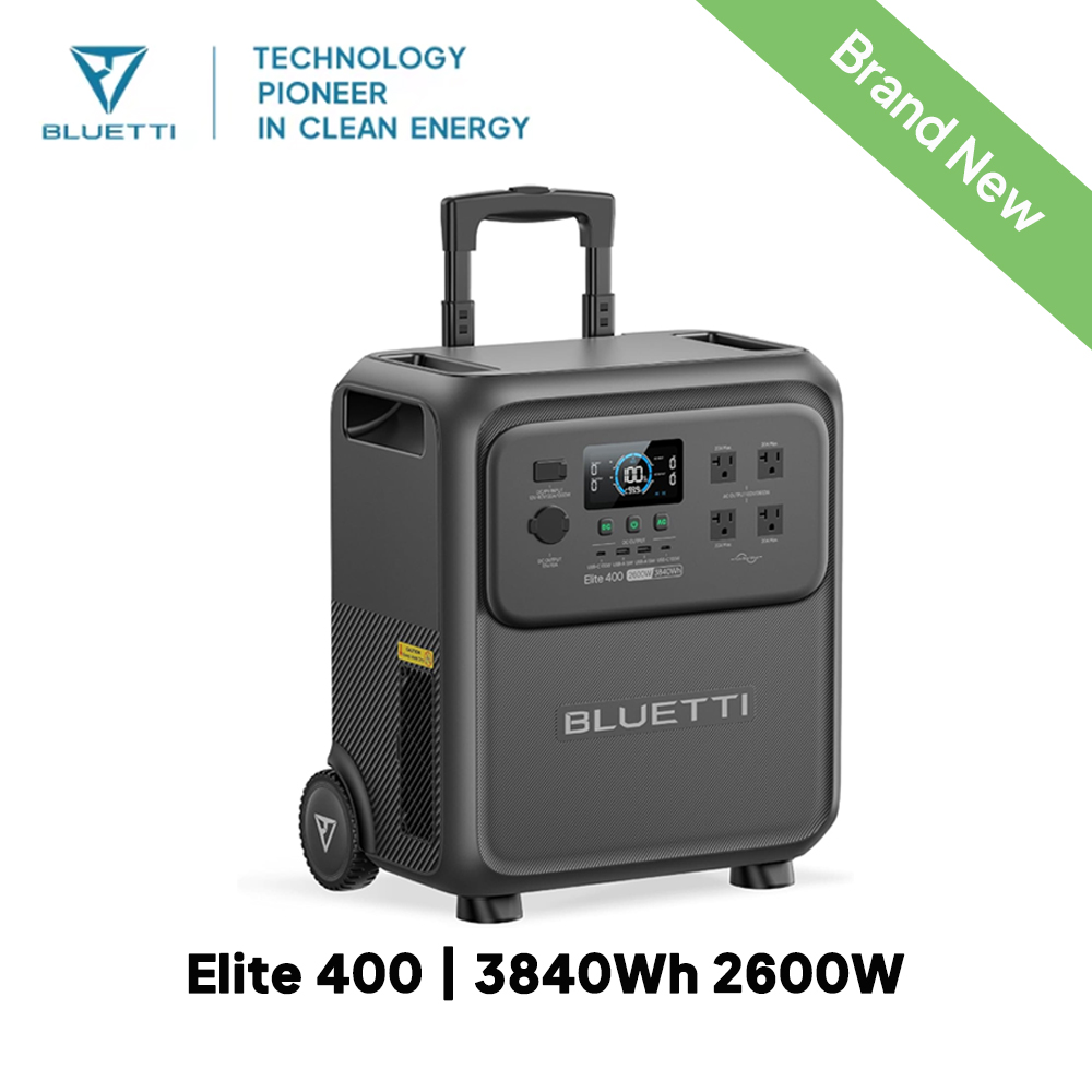 BLUETTI Elite 400 2600W 3840Wh - Solar Emergency Charger avis et prix