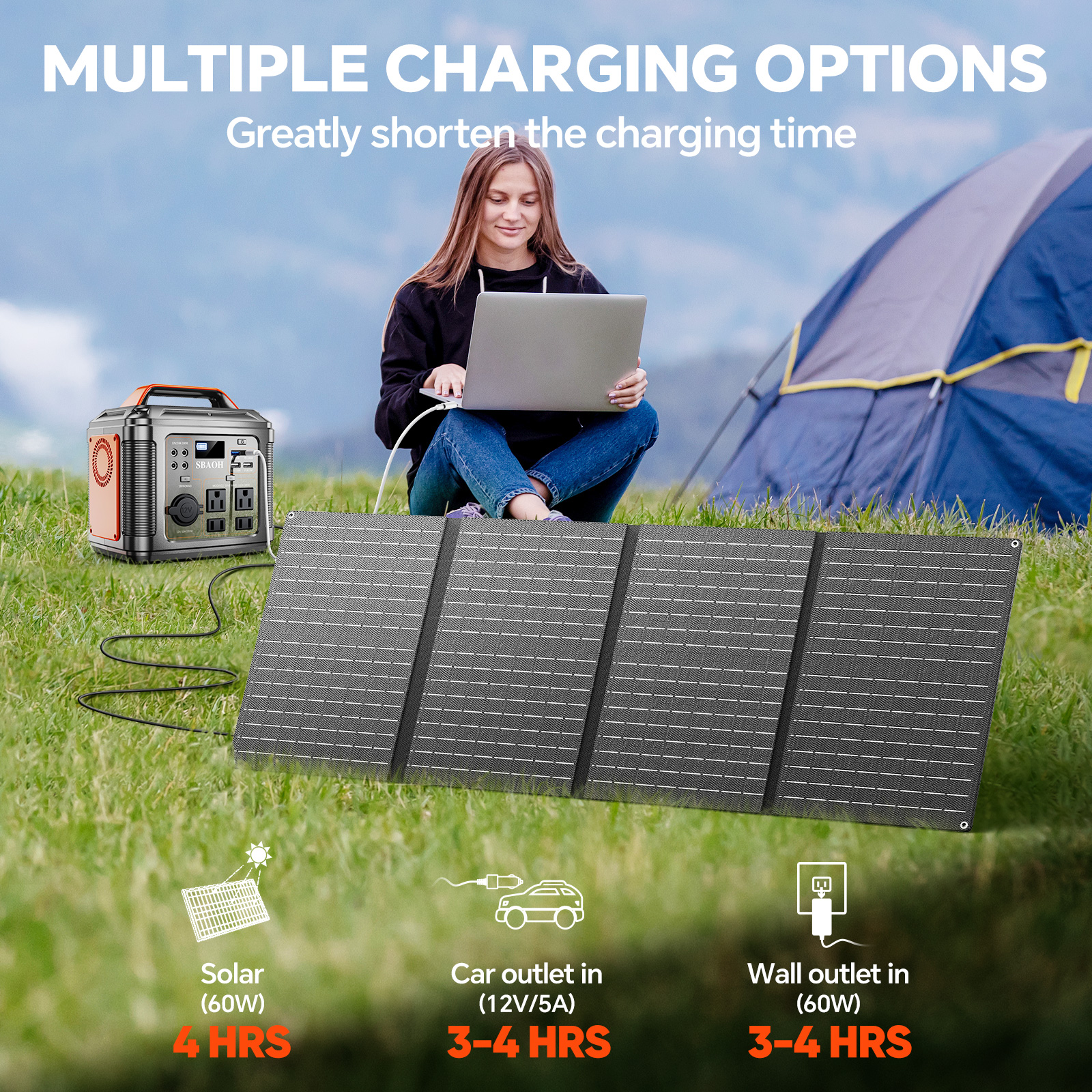 Station d'alimentation portabl - Solar Emergency Charger avis et prix