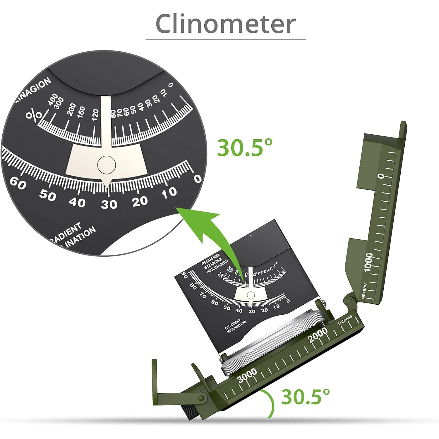 Boussole Proster IP65 - Visée  - Compass Lensatic avis et prix