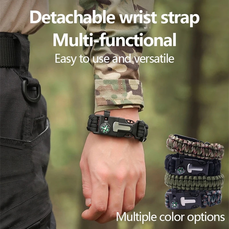 Bracelet boussole cinq en un a - Fire Starting Kit avis et prix