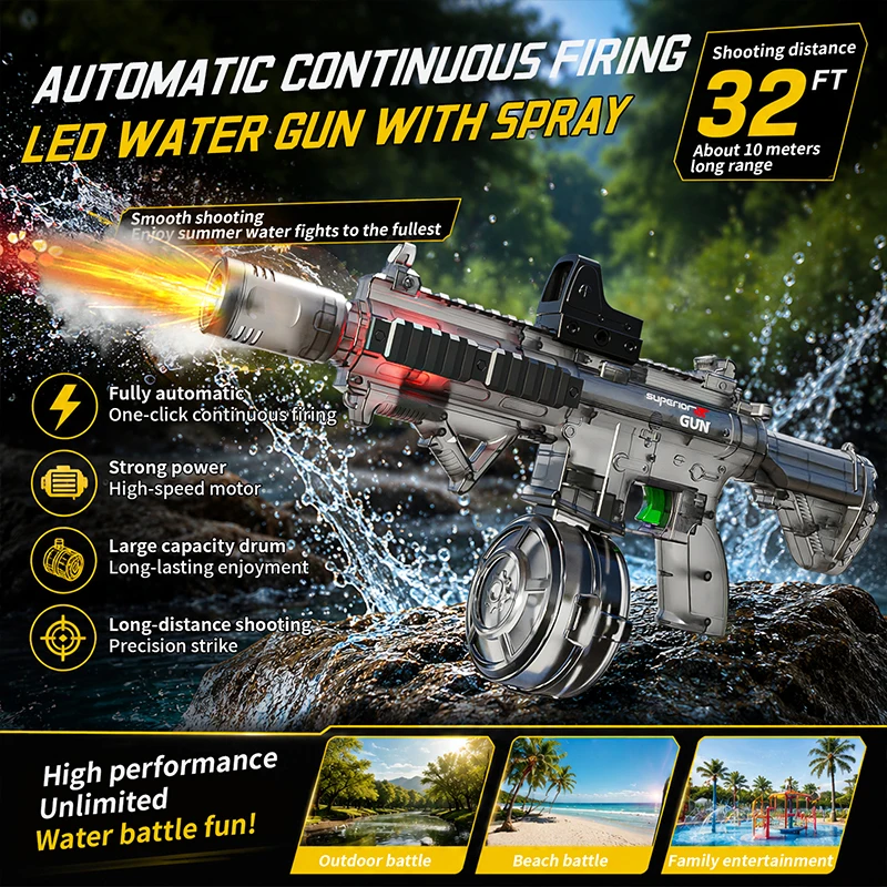 Pistolet à eau automatique pou - Sos Light Strobe avis et prix