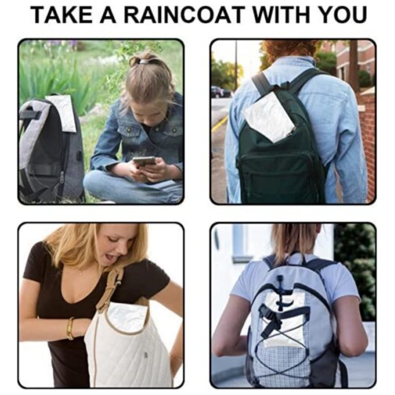 Poncho Imperméable Transparent - Emergency Poncho Rain avis et prix