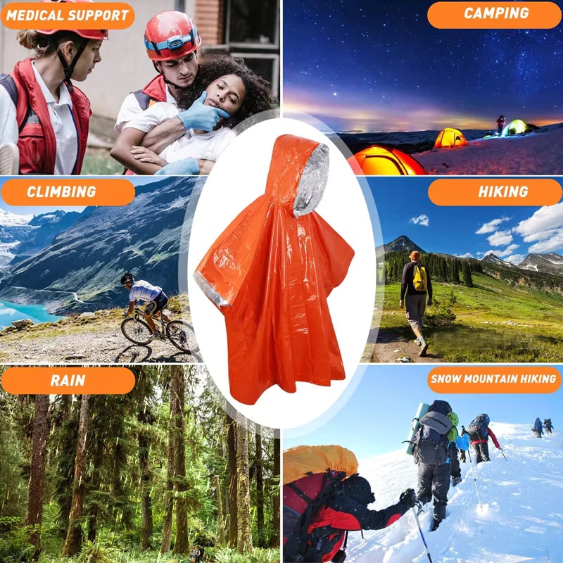 Poncho de pluie de survie d'ur - Survival Blanket Reflective avis et prix
