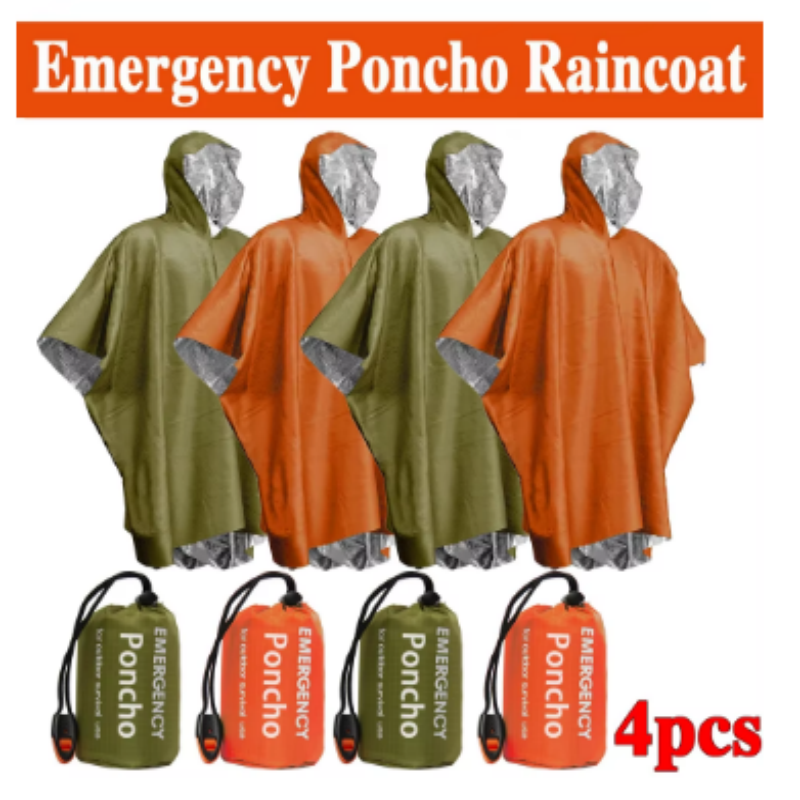 Poncho de pluie thermique jeta - Emergency Poncho Rain avis et prix